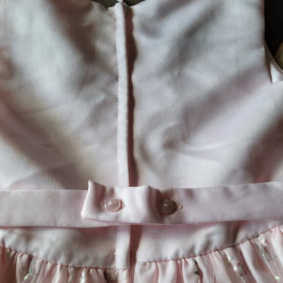 Girls Pink Special Occasion Dress - Picture 5 of 6